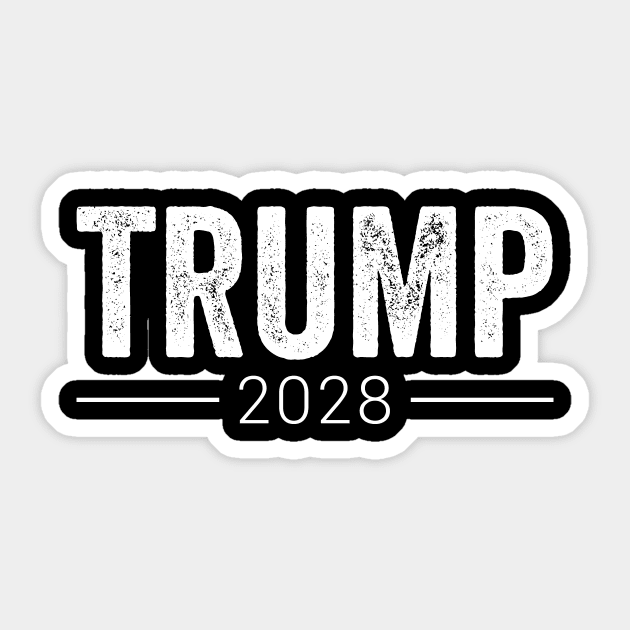 trump-2028 Sticker by ArtistTee ⭐⭐⭐⭐⭐